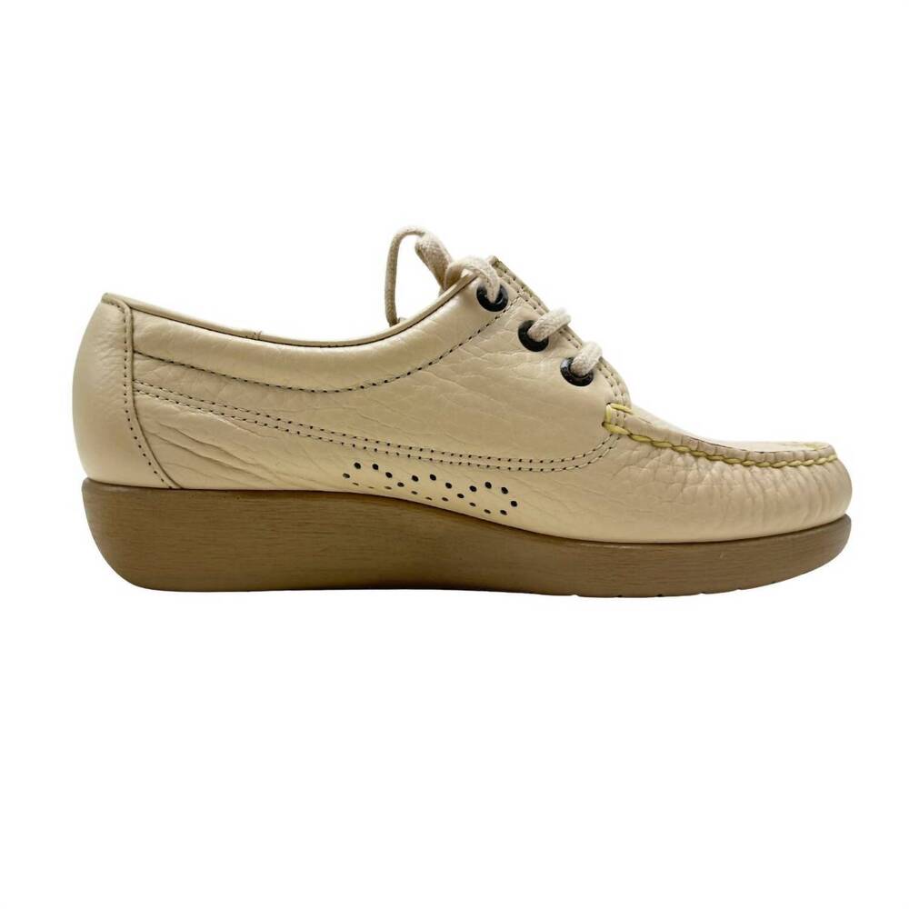NEW SAS men's amigo lace up comfort shoes in bone